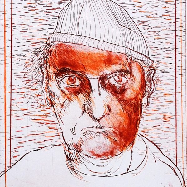 Brian Bourke, Self Portrait with Hat