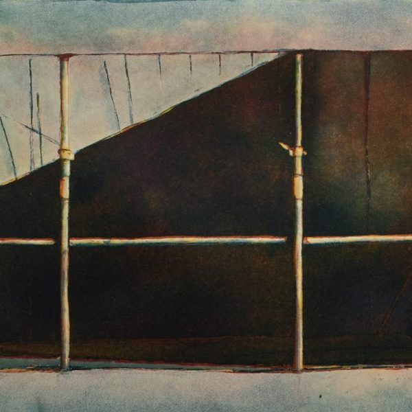 Julie Ann Haines BlockA1 2018 etching aquatint (27cmx17cm) 41cmx33cm 7cm euro 270