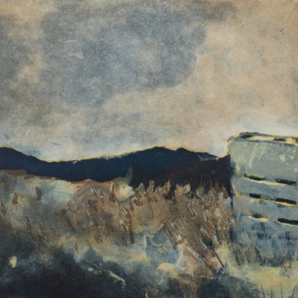 Julie Ann Haines,Gateway,2017,etching aquatint,(12x17,5cm),21.5cmx25.5cm,4cm,190 euro