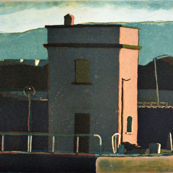 Julie Ann Haines,South Hailing Station,2016,etching aquatint,(14cmx20.5cm) 35cmx49cm, 10cm,180 euro