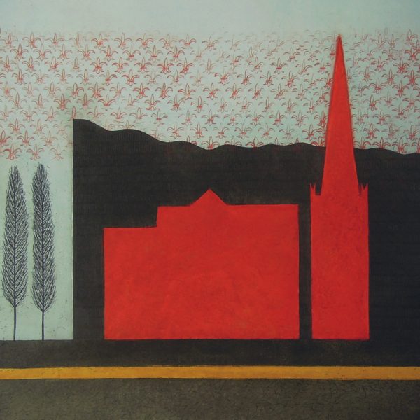 Vaida Varnagiene_The Cathedral_2017_Intaglio etching_image and paper size 46x40 cm_price 260 Euro