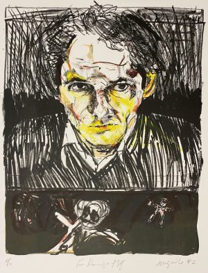 Graphic Studio Dublin • Brian Maguire: Two Drawings of Self €400