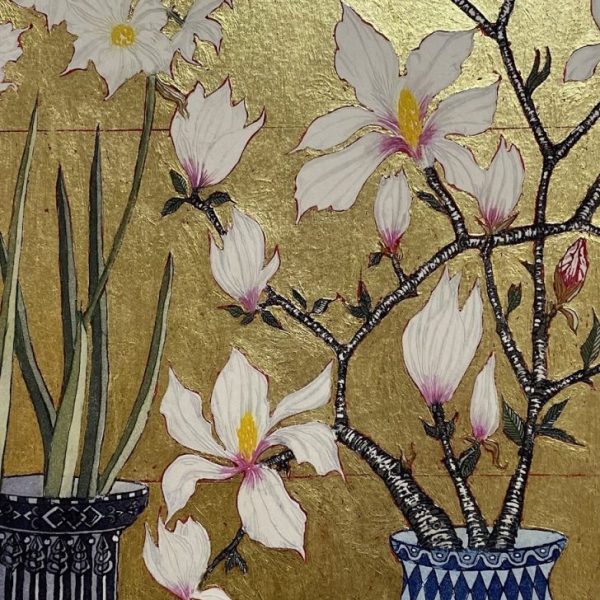 Jean Bardon, Paperwhites and Magnolia copy