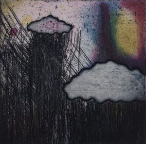 Graphic Studio Dublin • Niamh Flanagan: Merits of a cloud I_Rainbow