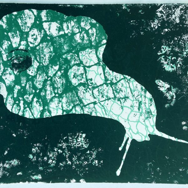 Diamond Point-Niamh McGuinne - Screen print - she slid on slowly by