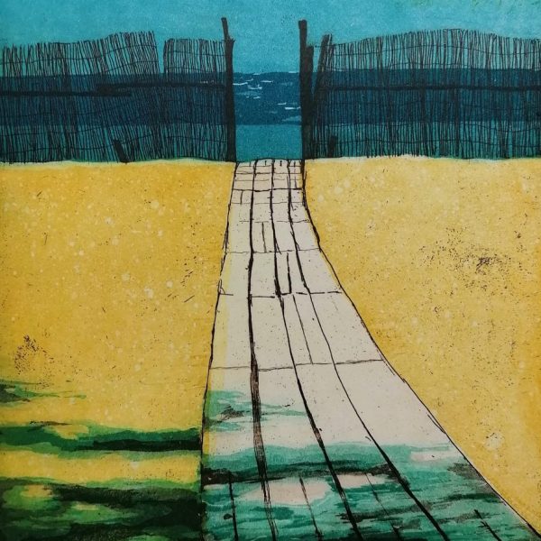 Diamond Point Paul Fitters - etching