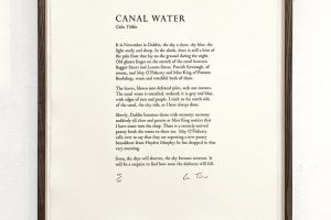 Colm Toibin, Canal Water