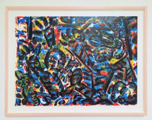 Graphic Studio Dublin • Michael Cullen: Blue Lithograph (Framed)