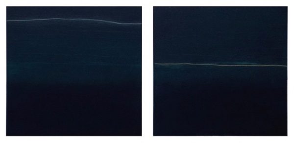 Michele Hetherington, Étaín's Moon, Étaín's Sun. Etching,2021, Michele Hetherington. Graphic Studio Gallery, Winter Exhibition 2021