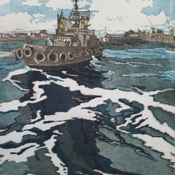 Adrienne Symes-Tug Turning to Work