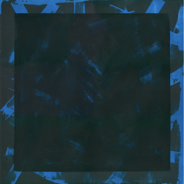 Micheal Coleman - Untitled (Black Square on Pink)