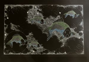 Graphic Studio Dublin • Melissa Ellis: Mirrored Carp