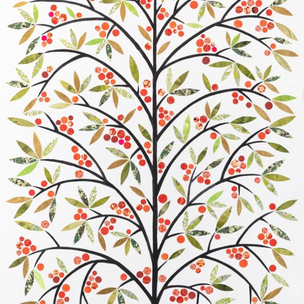 Ed-miliano-winter tree with berries-mokuhanga-gallery-dublin-ireland