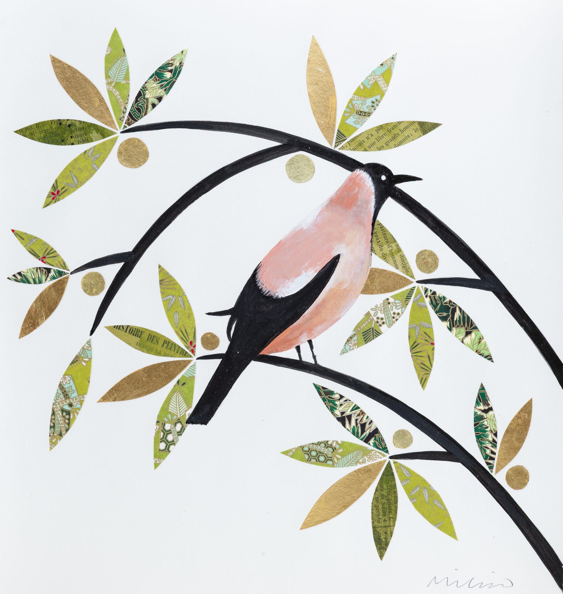 Graphic Studio Dublin • Ed Miliano: ed-miliano-birds two-acrylic-gallery-dublin-ireland by Ed Miliano