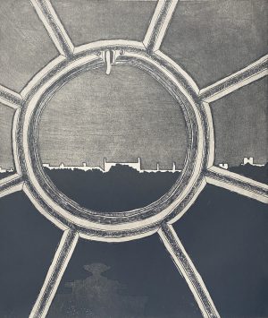 Graphic Studio Dublin • Niamh McGuinne: Niamh McGuinne,a view of merrion square