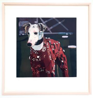 Graphic Studio Dublin • Colin Martin: Dog (Motion Capture) (Framed)