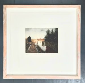 Graphic Studio Dublin • Martin Gale: Walking in clouds (Framed)