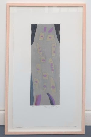 Graphic Studio Dublin • Tony O'Malley: Untitled (tall gray) (Framed)